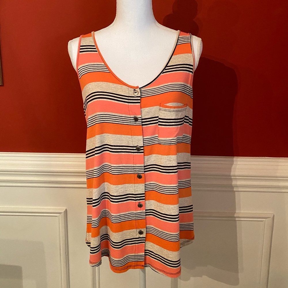 Loveappella Striped Tank